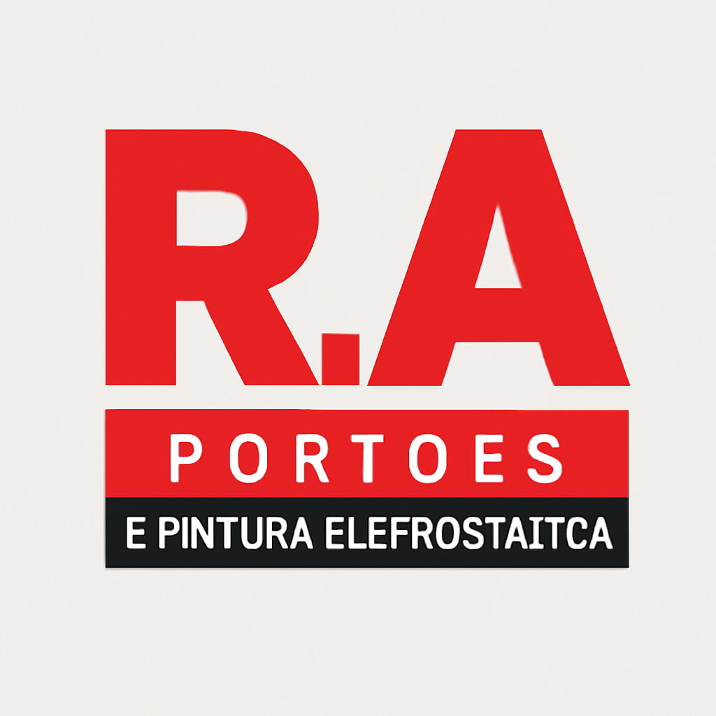 R.A Portões Logo